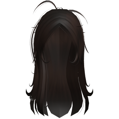 ۶ৎ | cute messy long scruffy dark brown hair