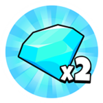 x2 Gems Roblox game pass icon