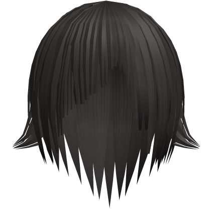 >⩊< brown emo vkei niche cat-boy hair tufts 18. 