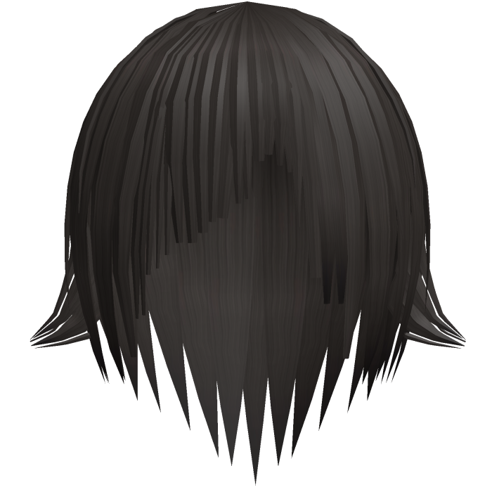 >⩊< brown emo vkei niche cat-boy hair tufts 18. 