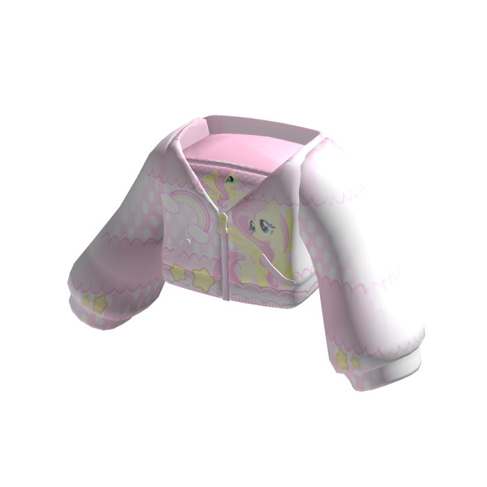 ♡ Cute Fluttershy Pink Jacket Zipup
