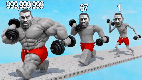 +1 Muscle Chad Escape 💪