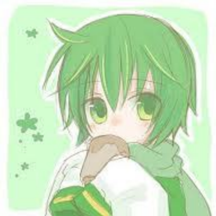 Anime Child with green hair Roblox decal
