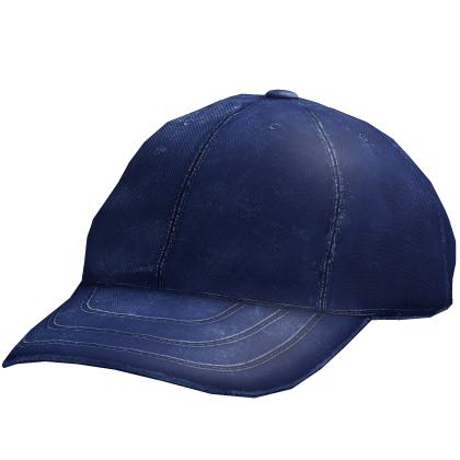 Oversized Distressed Blue Cap Roblox item