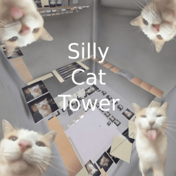 Silly Cat Tower 😝