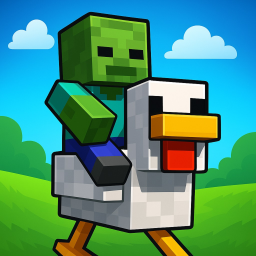 Chicken Jockey: Crazy Cluck Obby! 🐔