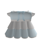 ♡ : cutesy sweet baby blue ruffle doll dress