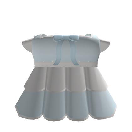 ♡ : cutesy sweet baby blue ruffle doll dress thumbnail