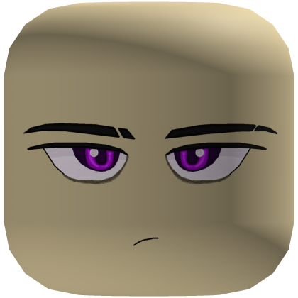 Purple Halloween Boy Face - Light