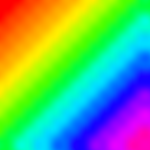 rain bow face