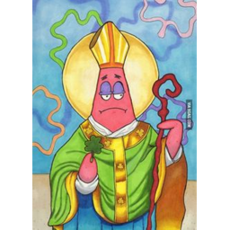 patrick doing holy stuff