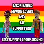 Bacon Haired Newbie Lovers and 3.0 Supporters