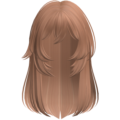 Long Straight Layered Wolf Cut Hair ♡ Ginger Roblox item