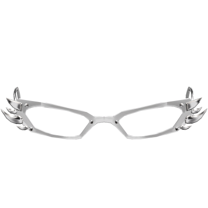 White Spike Glasses