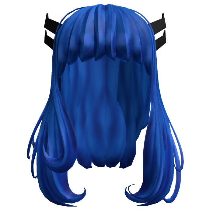 Blue Hair /w Horns
