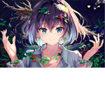 Anime photo :girl name-Gabriela galaxy