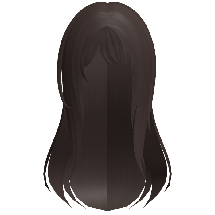 Wispy Y2K Long Emo Scene Hair in Brown