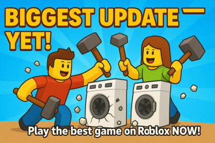 DESTROY  WASHING MACHINE (BIGGEST UPDATE YET!)⭐