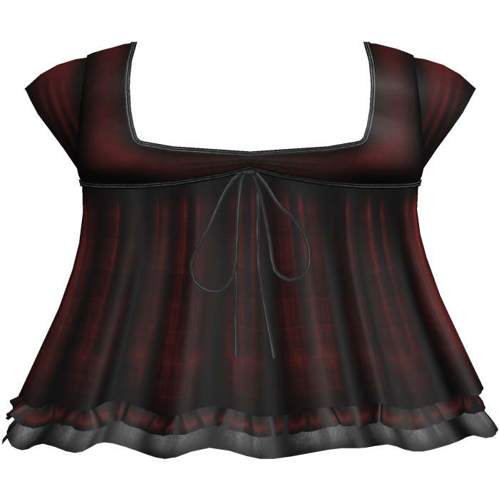 pretty gothic ruffled dress red 2