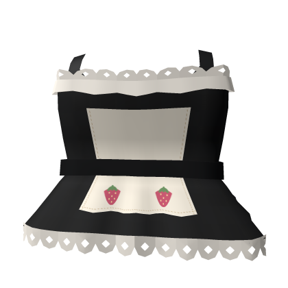 Black Strawberry Cream Dress - 3.0 Roblox item