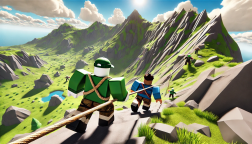 Pals linowe [2 Player Obby]