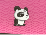 Kawaii cute baby panda squad