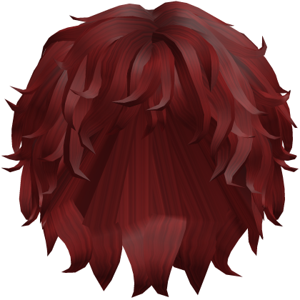 🦞Red Messy Curly Anime Emo Vkei Hair🦞