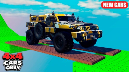 🌍4x4 Arabalar Obby🔥
