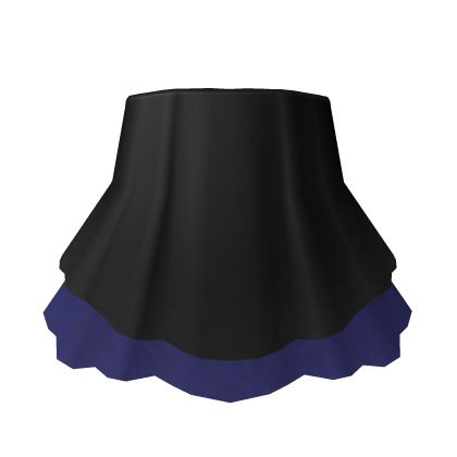💙🦇 Layered train skirt - Blue & Black [2.0] Roblox item