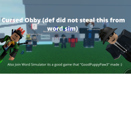 Cursed Obby [BETA] - update my game is failing ):