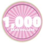 1,000 Sand Dollars Obtained