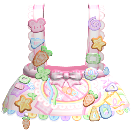 Cute Kawaii Decora Bunny Overalls 1.0 Roblox item