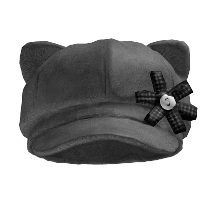 Cat Ears Ribbon Beret Cap Roblox item