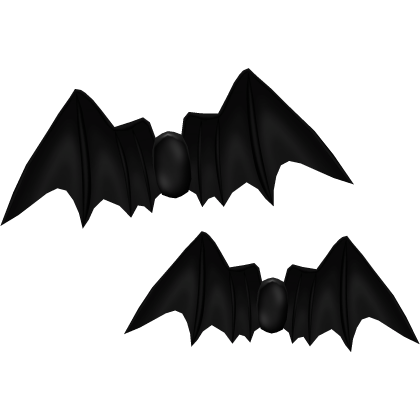 ♡ Cute Kawaii Halloween Black Bat Hair Clips ♡