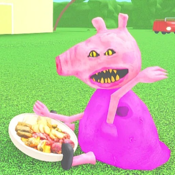 Hungriges Schwein