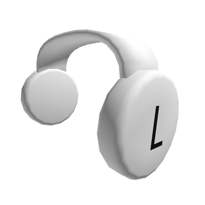 White Clockwork Headphones Roblox item