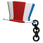 Beach Ball Top Hat Monocle