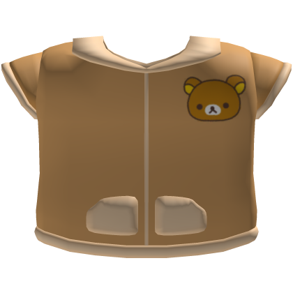 ♡ : cute kuma bear hoodie in brown