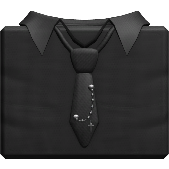 Goth Black Emo Suit Shirt w/ Studded Belt 1.0