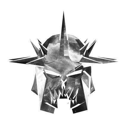 Silver Galaxy Demon Knight Helm