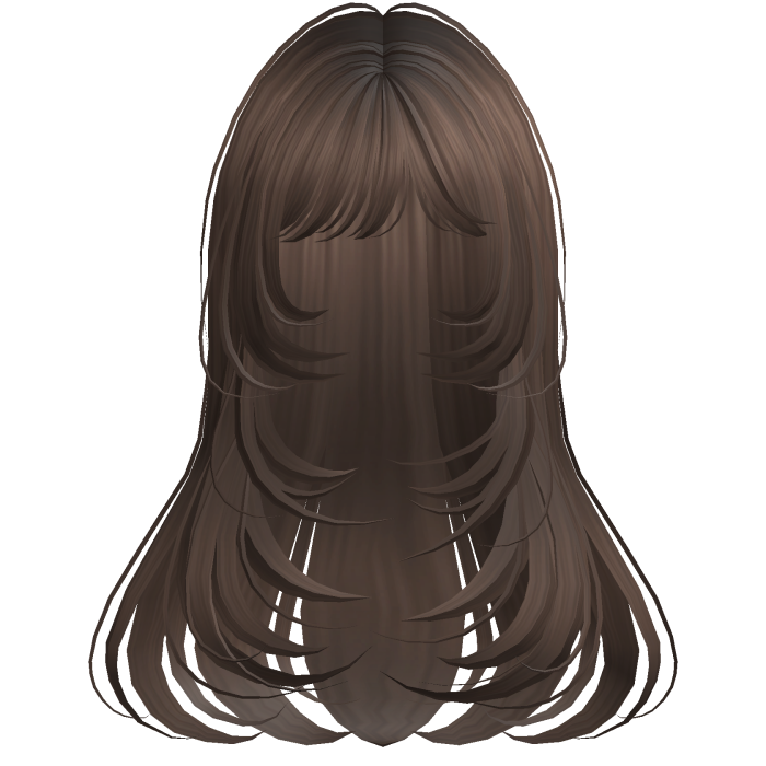 Long Straight Wispy Layers Brown