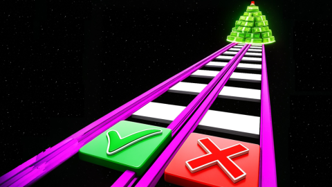 Fun Squid Game! Glass Bridge 2