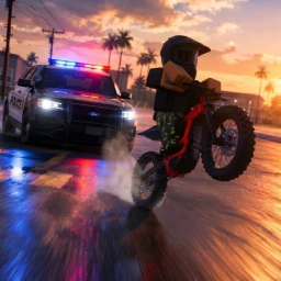 Ebike police escape mx  [🏍️] icon