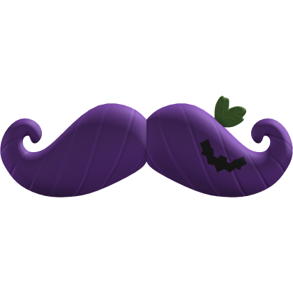 Halloween Purple Mustache