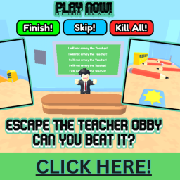 NEW! ESCAPE THE TEACHER (EASY OBBY)