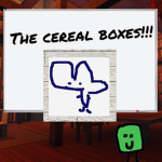 the cereal boxes