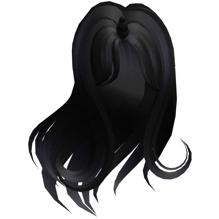 Kawaii Swoop Unicorn Cute core Hair in Black 𖹭 .ᐟ
