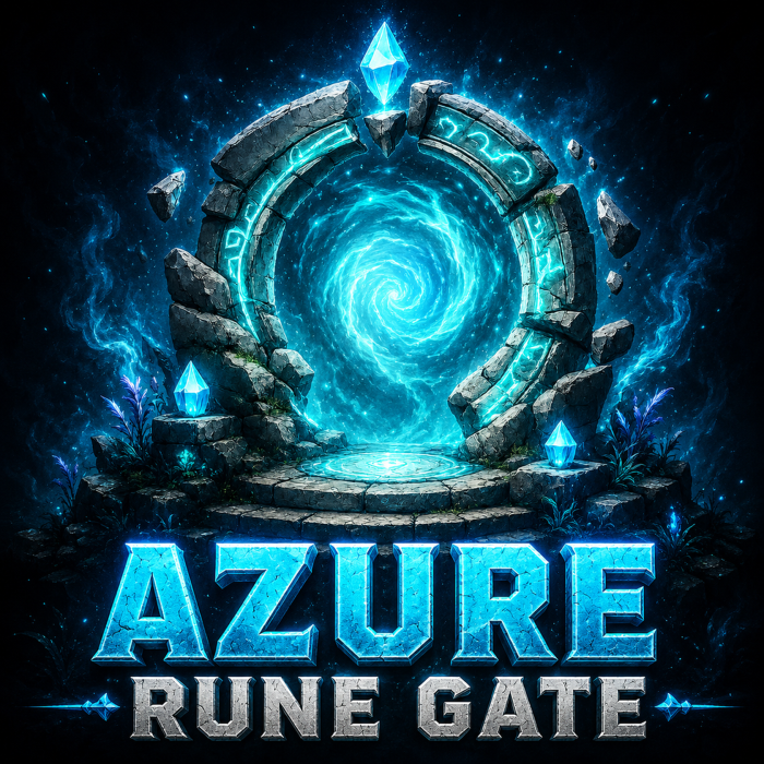 Azure Rune Gate Portal Made by Zelgraz preview 2