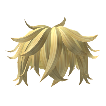 Blonde Messy Anime Hair Roblox item