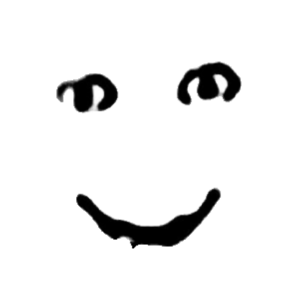 scary smiling face Roblox decal